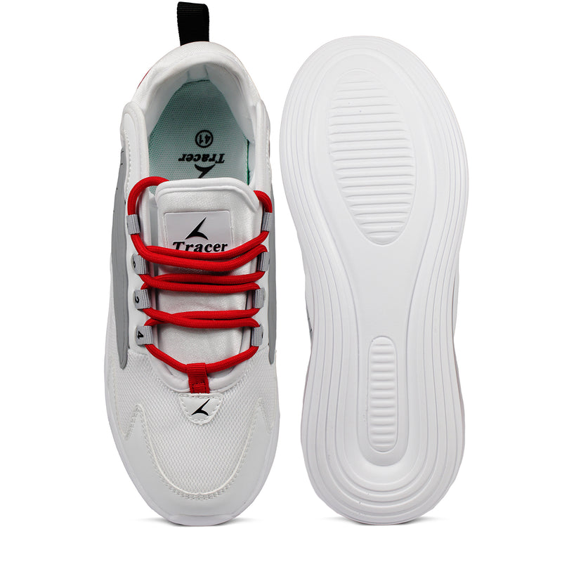 Tracer Shoes | White Red | Men's Collection
