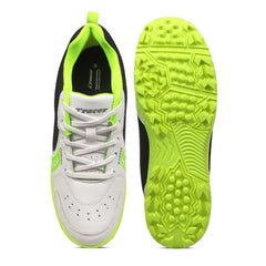Tracer Cricket Shoe White Neon