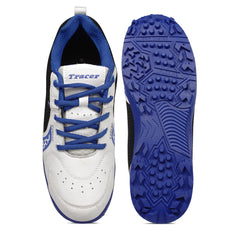 Tracer Cricket Shoe White R Blue
