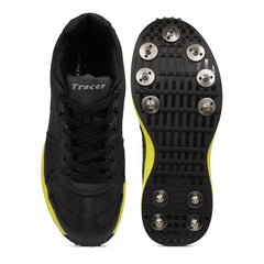 Cricket Shoes Black Yellow