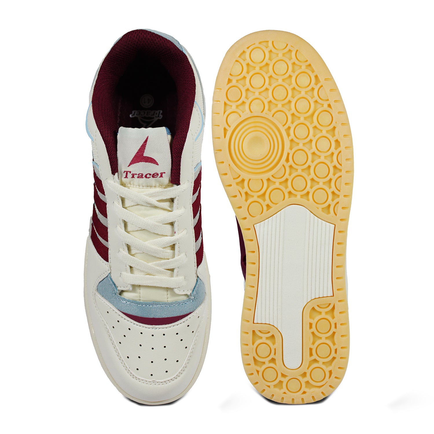 Tracer Shoes| White Red | Men's Collection
