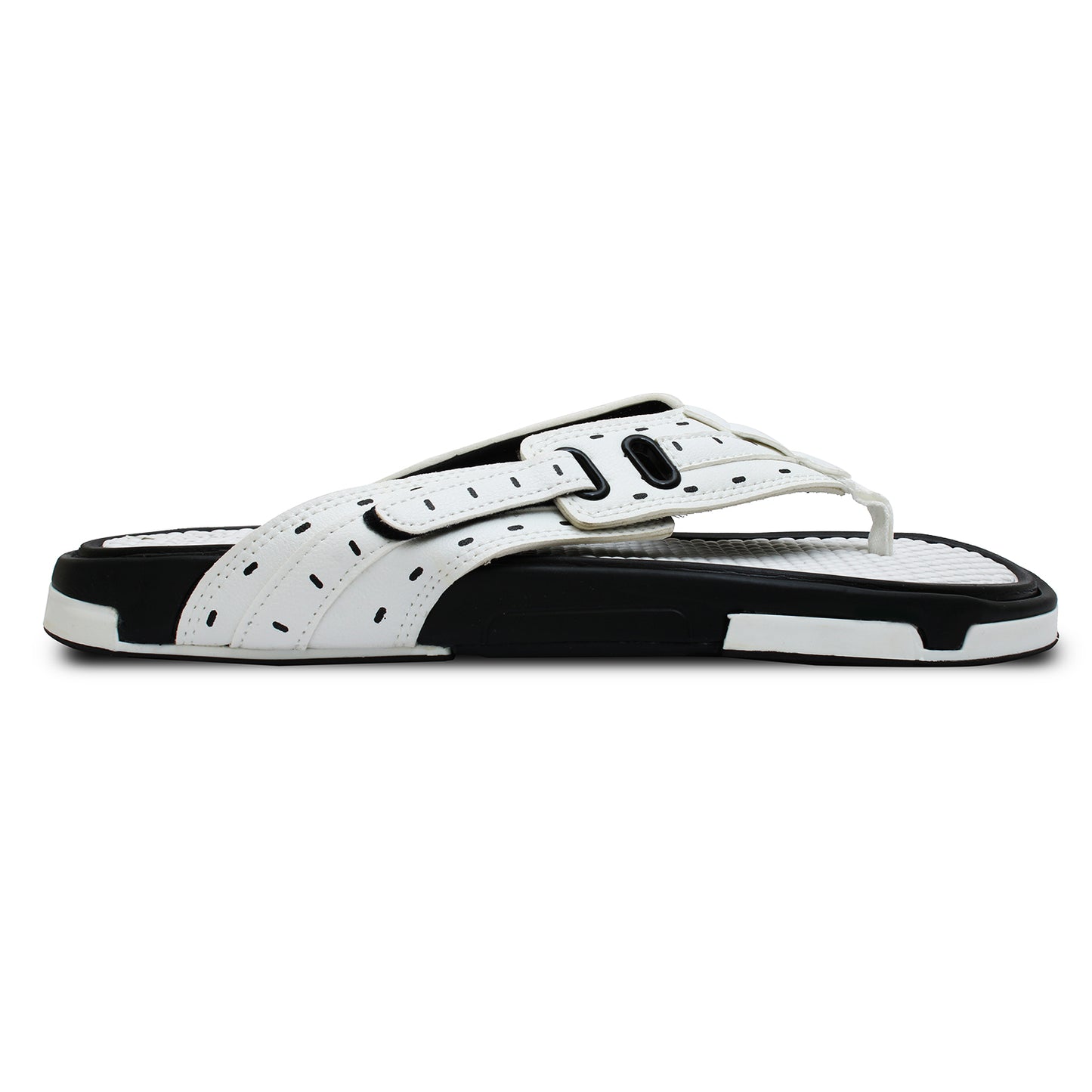 Flat Slippers For Men's White