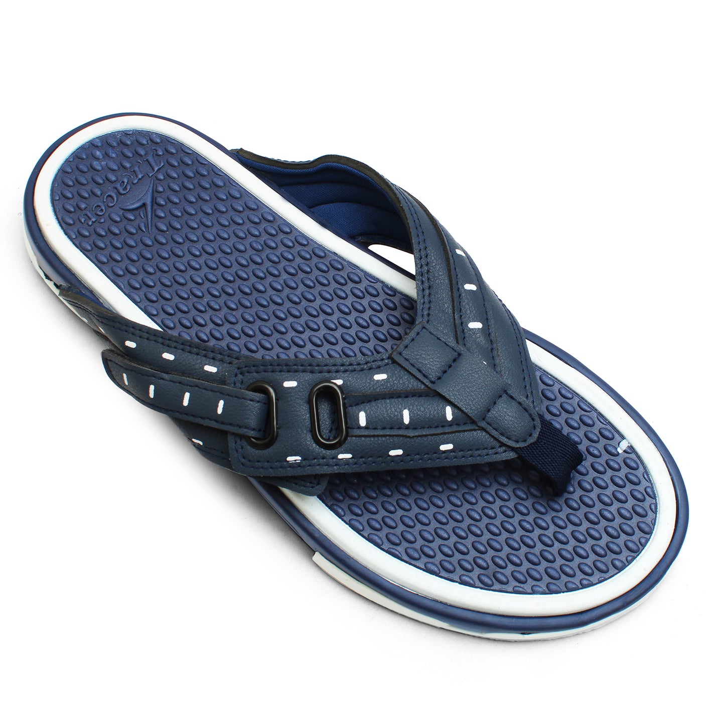 Flat Slippers For Men's Blue