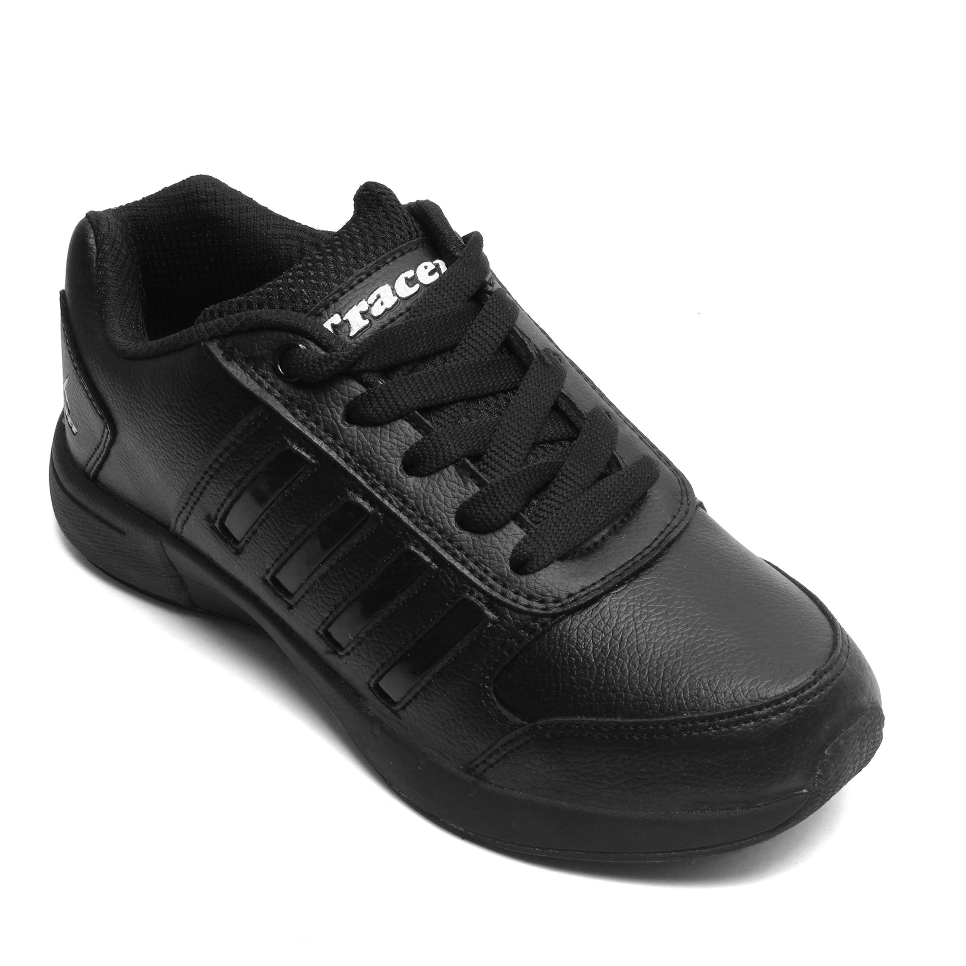 Tracer TR-2 Unisex Lightweight School Shoes with Laces (6-11) Black