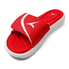  Flat Slippers For Men's Red
