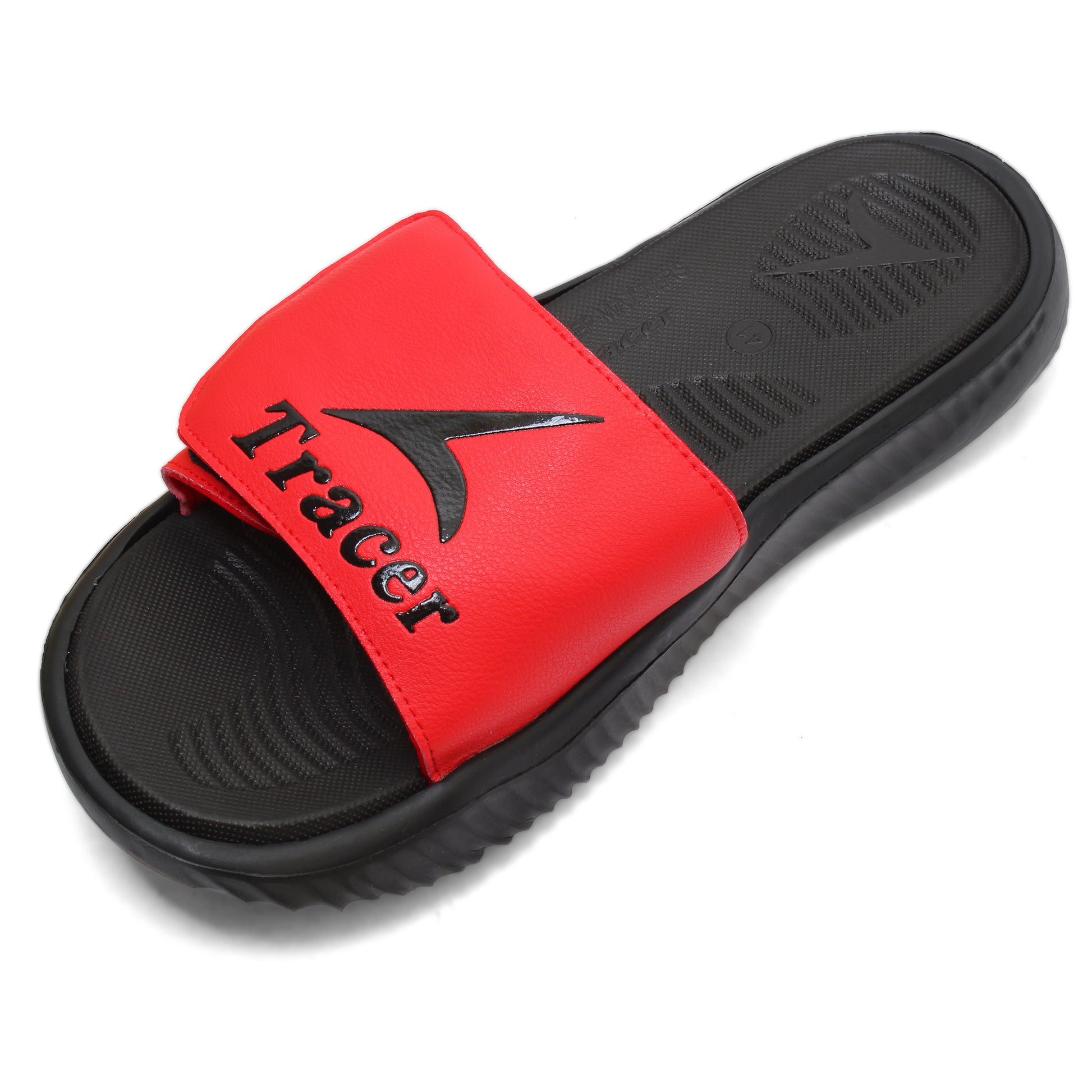 Flat Slippers For Men's Red