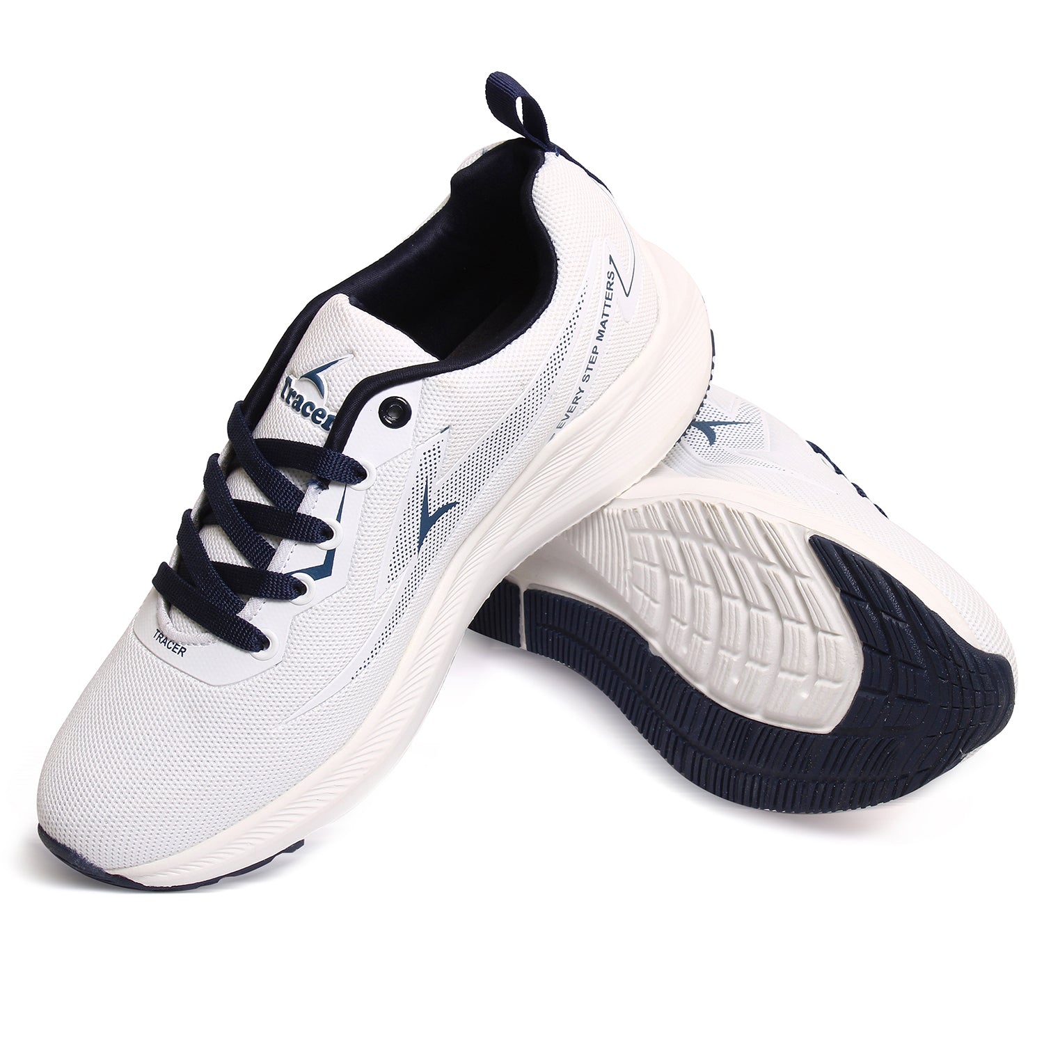Running Shoes White Blue
