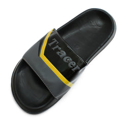 Flat Slippers For Men's Black Gold