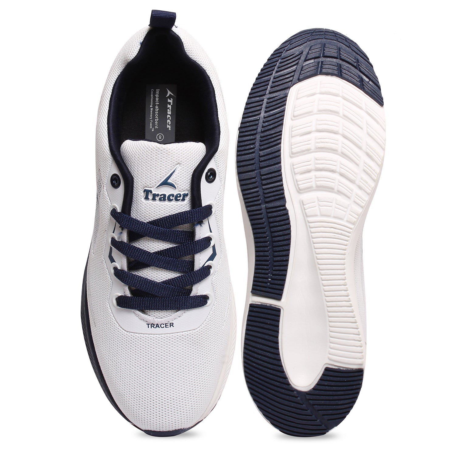 Running Shoes White Blue
