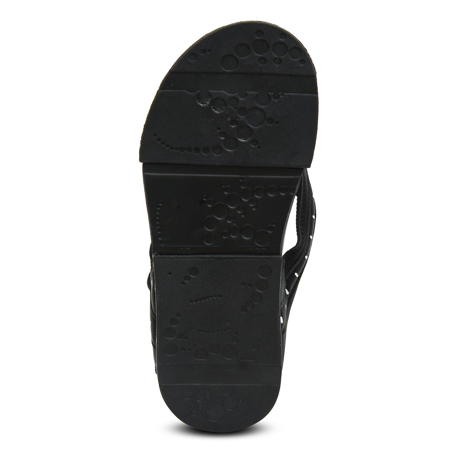Flat Slippers For Men's Black White