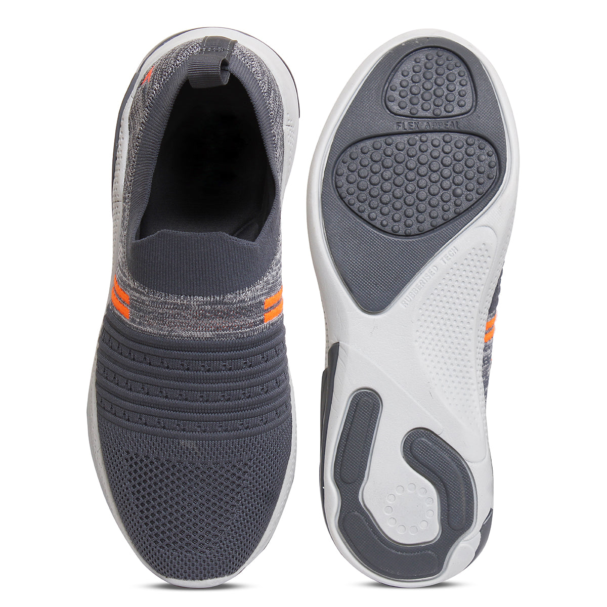 Laceless Men's Running Shoes D Grey