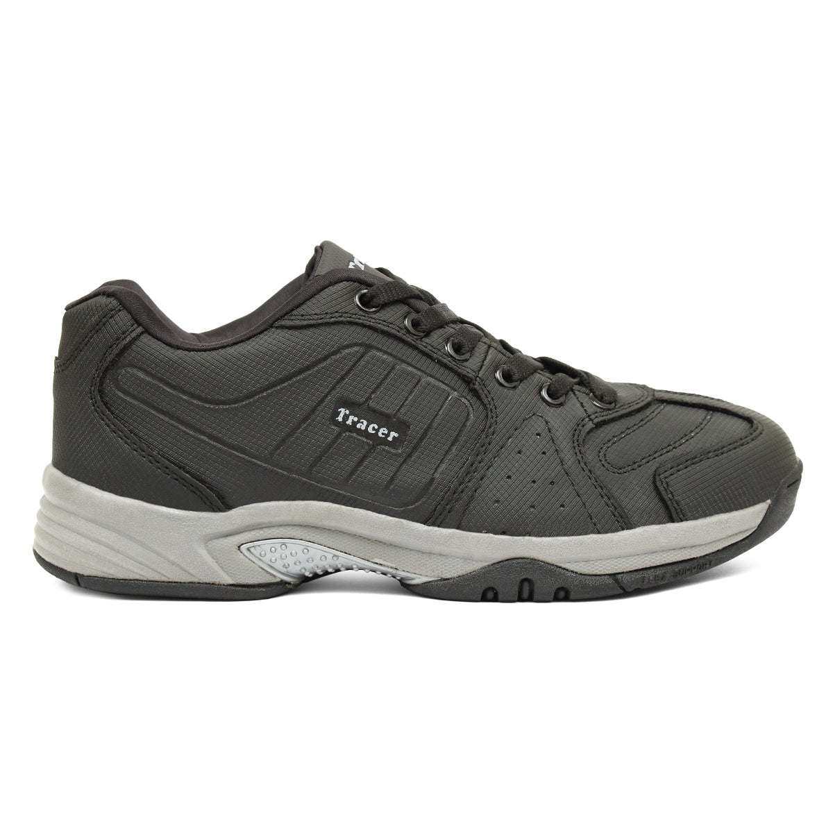 Tennis Shoes for Men Black Grey