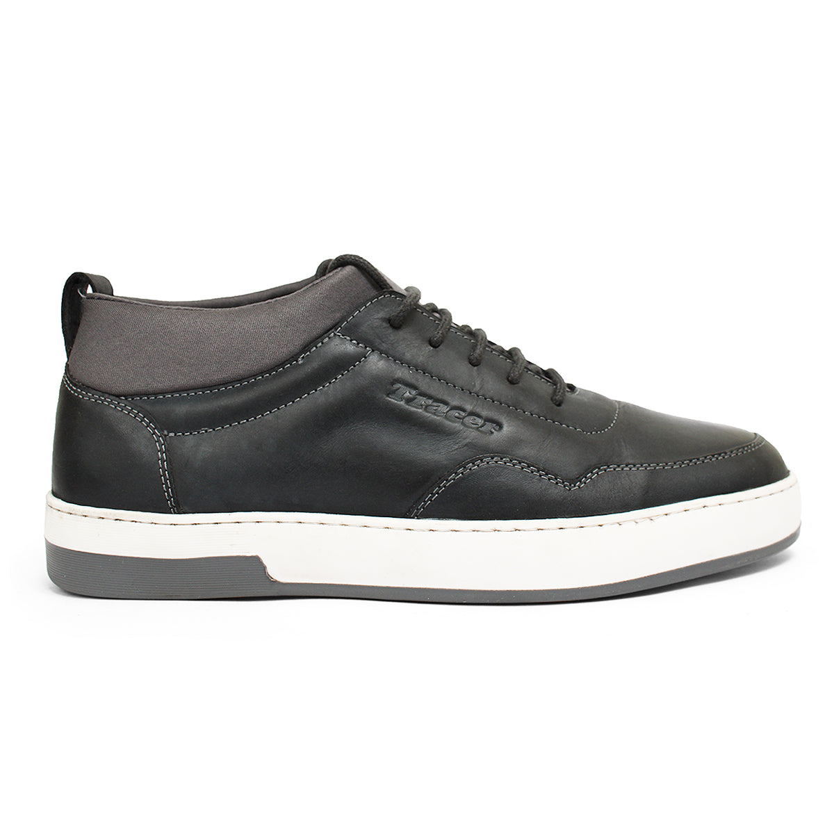 Stylish Leather Shoes Grey