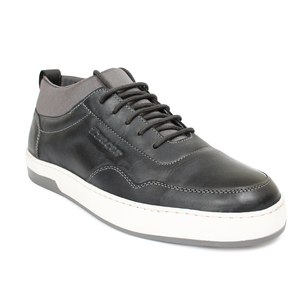 Stylish Leather Shoes Grey