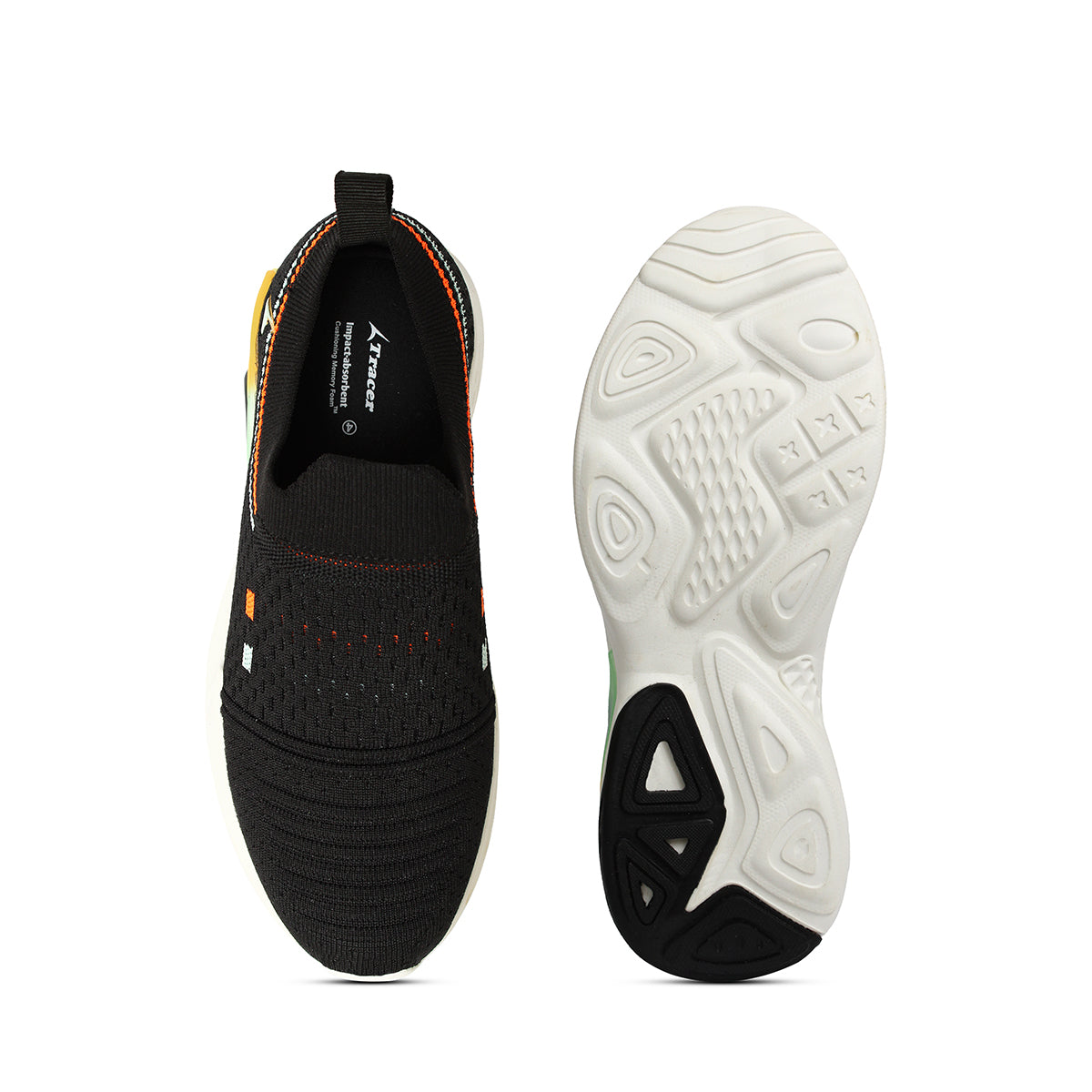 Walking Slip-On Shoes Black
