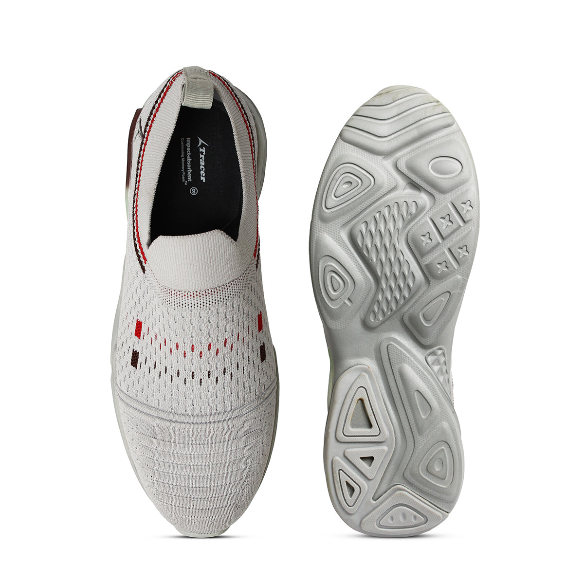 Walking Slip-On Shoes Grey