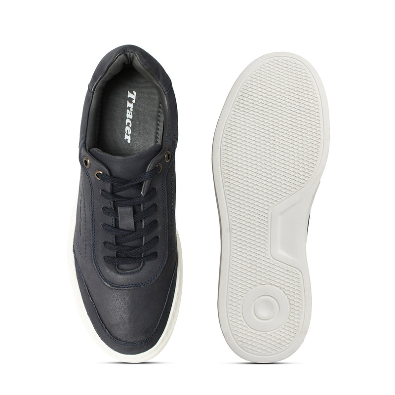 Formal Leather Shoes Navy