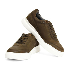 Formal Leather Shoes Green